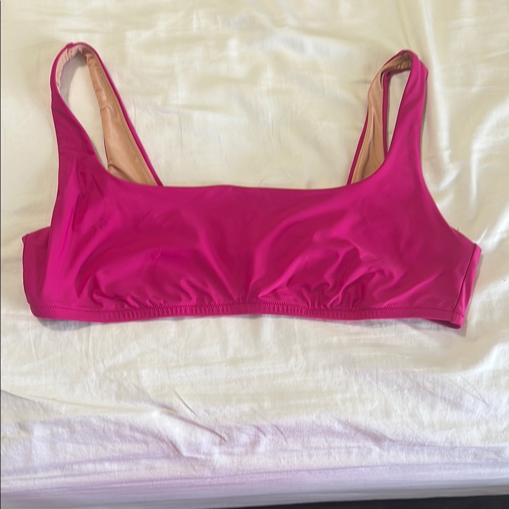 Pink Women's XXL J Crew bikini top